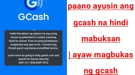 paano ayusin ang gcash|bakit ayaw bumukas ng gcash .